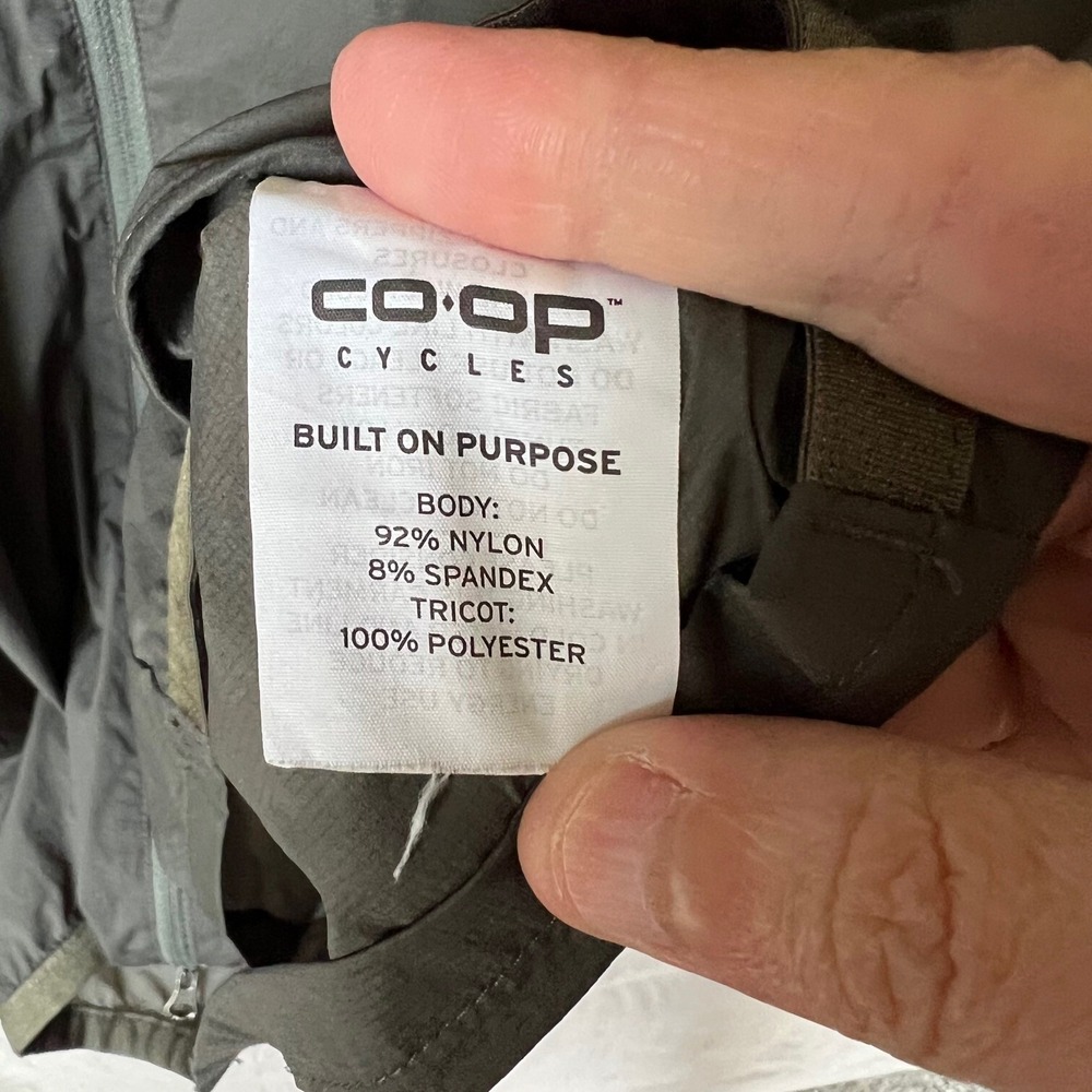 Coop Cycles Cycling Rain Coat Mens Large Lightweight Activewear Outdoors - Picture 5 of 13